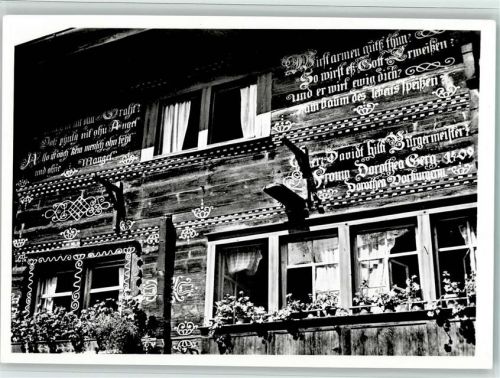 9470 Werdenberg - Werdenberg bei Buchs Bauernhaus mit Innschriften
