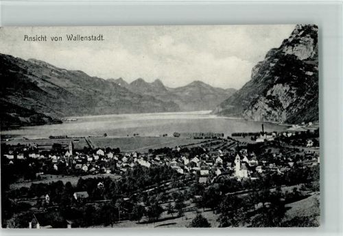 8880 Walenstadt 1908 - Ansicht von Wallenstadt
