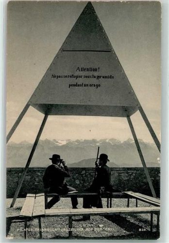 6010 Pilatus Kulm - Eselspitze Triangulationszeichen