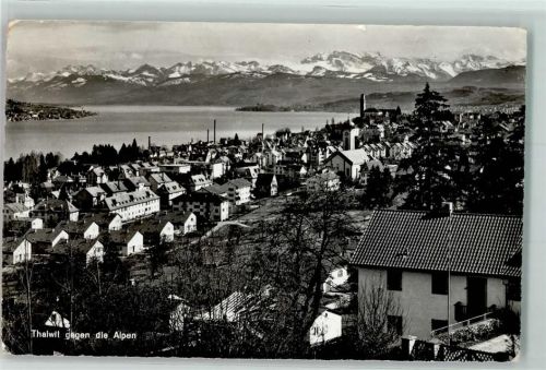 8800 Thalwil - Alpen Kirche Fabrik Schornstein