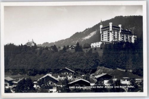 3780 Gstaad Foto AK Hotel Alpina Royal Hotel