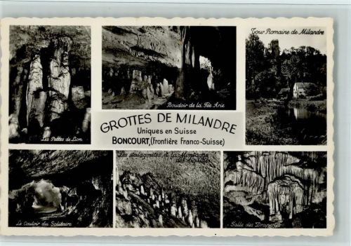 2926 Boncourt - Grottes de Milandre 6-Bildkarte