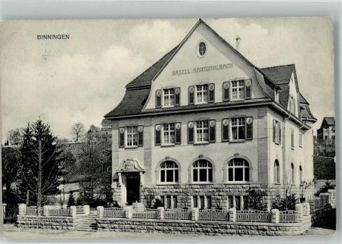 4102 Binningen 1915 - Basell. Kantonalbank