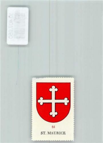 1890 St-Maurice - Vignette Wappen Kaffee Hag ca 1920-1940