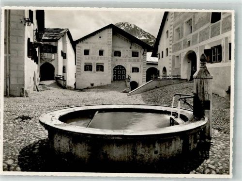 7545 Guarda - Dorfbrunnen dDrfplatz