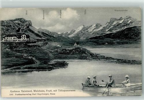 6068 Melchsee-Frutt - Kurhaus Reinhard Ruderboot