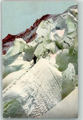 Mönch BE - Bergsteiger vom Eismeer zum unteren Mönchsjoch