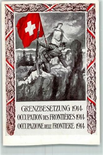 Gebrauchsspuren Grenzbesetzung 1914