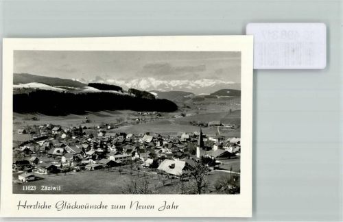 3532 Zäziwil FOTO KEINE AK Foto 10cm x 7cm Neujahrswunsch