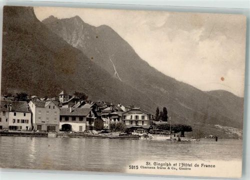 1898 St-Gingolph - Hotel de France