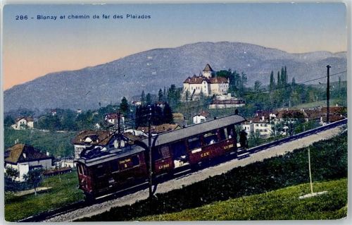 1807 Blonay - Bergbahn, Teilansicht
