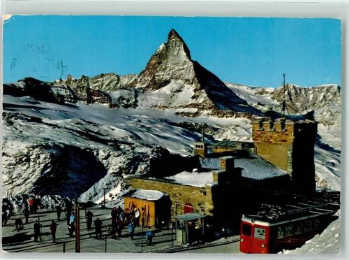 Gornergrat - Winter Bergbahn Station Mattrhorn