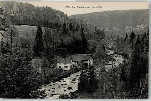 Saut du Doubs - Le Doubs avant sa chute