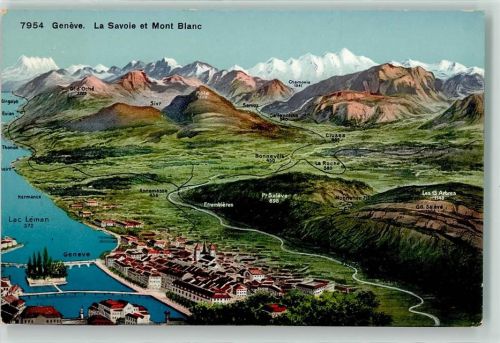 1248 Hermance - Genf Savoie Mont Blanc Vogelschau