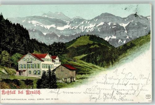 9107 Urnäsch 1901 - Gasthaus Rossfall