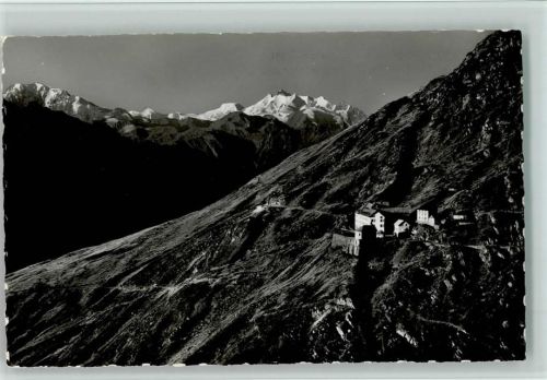 Eggishorn - Hotel Jungfrau am Eggishorn mit Fletschhorn und Mischabelgruppe