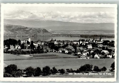 3280 Murten Morat Foto AK See Vully