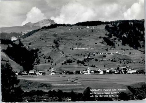 7433 Mathon - Gesamtansicht, Piz Beverin