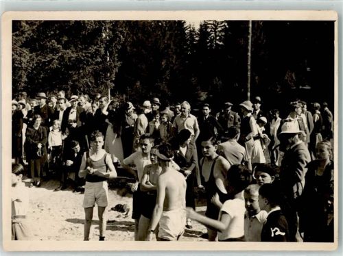 3963 Crans-sur-Sierre 1934 Privatfoto AK Turneranlass