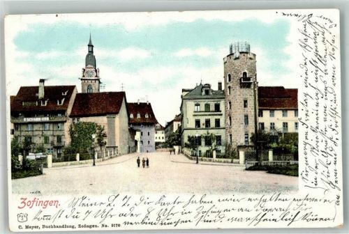 4800 Zofingen 1902 Foto AK Schwimmbad Stadt-Bad