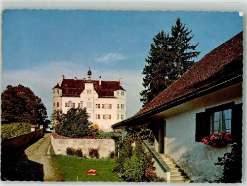 9507 Stettfurt 1968 Foto AK Schloss Sonnenberg Stempel Luftpost