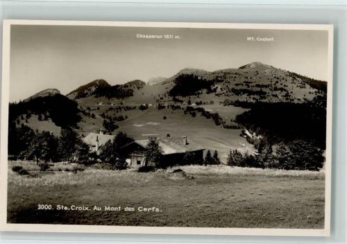1450 Ste-Croix - Au Mont des Cerfs Chasseron Mt. Cochet
