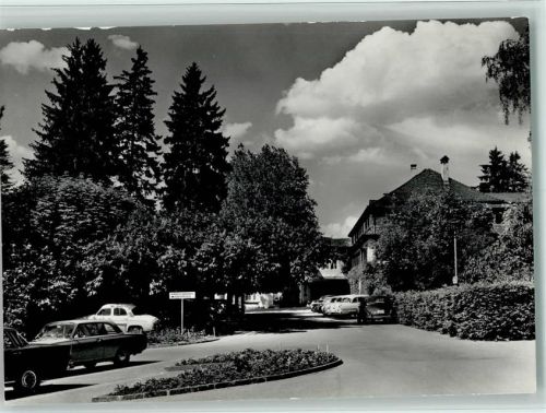 5116 Schinznach Bad - Parkhotel Kurhaus Einfahrt Oldtimer