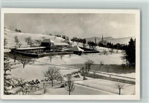 9113 Degersheim - Kuranstalt Sennrüti Badanstalt im Winter