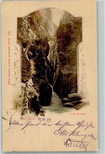 Viamala 1899 - Alte Brücke