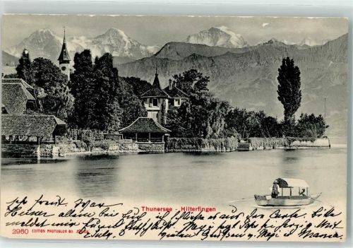 3652 Hilterfingen 1906 - Kirche