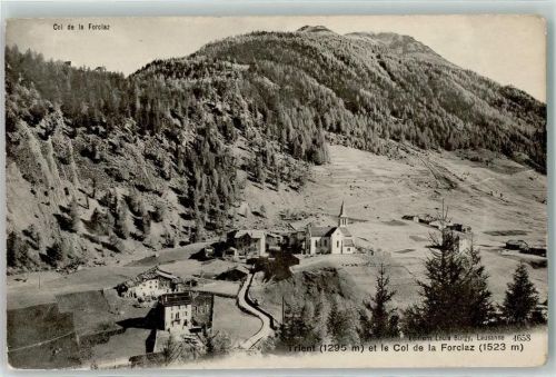 1929 Trient Gebrauchsspuren Col de la Forclaz
