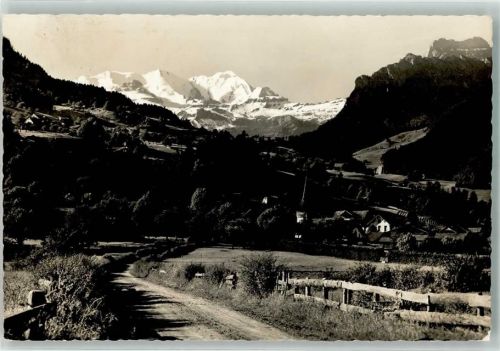 3713 Reichenbach im Kandertal Foto AK Blümlisalp Bachfluh Aermighorn Foto Lörtscher