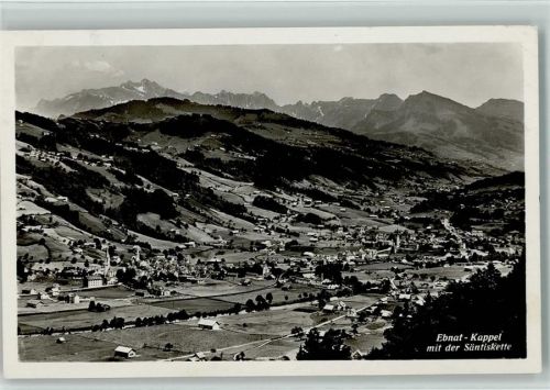 9642 Ebnat-Kappel 1908 - mit der Säntiskette
