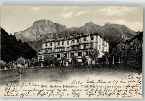 6073 Flüeli-Ranft 1904 - Kurhaus Nünalphorn