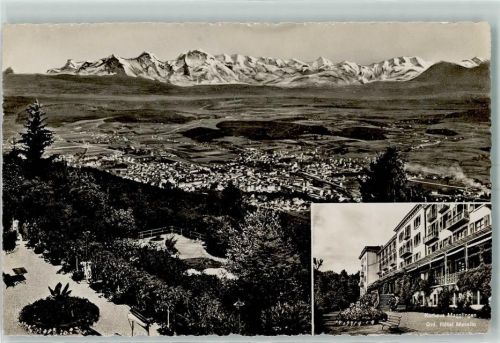 2532 Magglingen Macolin - Kurhaus Blick nach Biel