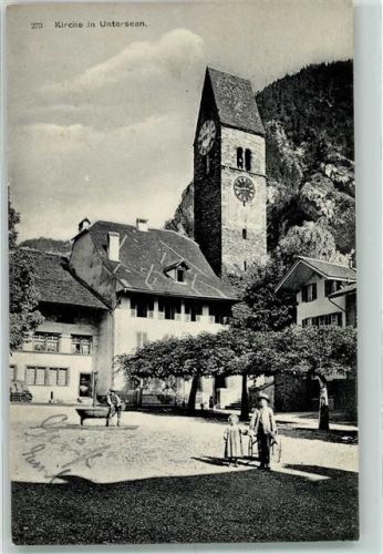 3800 Unterseen 1908 - Kirche