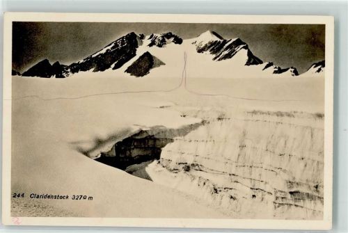 Claridenhütte Winter Claridenstock Hüttenstempel