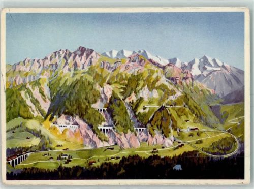 8000 Zürich Gebrauchsspuren LANDI Lötschbergbahn Modell Anlage