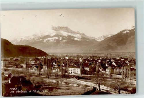 1860 Aigle 1923 - Vue generale et Dts du Midi