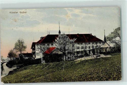 6313 Menzingen 1912 Gebrauchsspuren Kloster Gubel