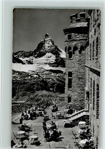 Gornergrat - Hotel Gornergrat mit Matterhorn