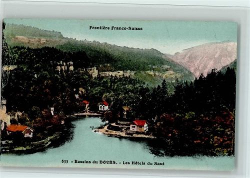 2416 Les Brenets - Bassins du Doubs Les Hôtels du Saut Frontière Franco-Suisse