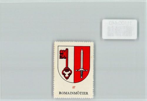 1323 Romainmôtier-Envy - Vignette Wappen Kaffee Hag ca 1920-1940