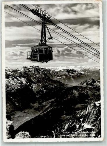 Glärnisch Foto AK Seilbahn Säntisgipfel