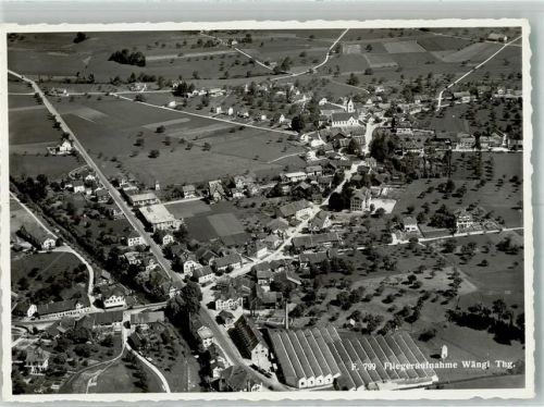 9545 Wängi 1943 Foto AK Fliegeraufnahme