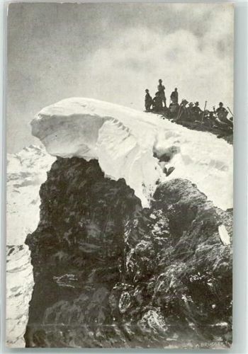 6083 Hasliberg Hohfluh - Bergsteigergruppe auf dem Hochstollen Gipfel