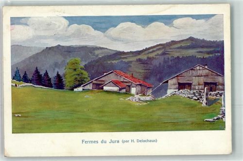 Künstlerkarte sign. Delachaux