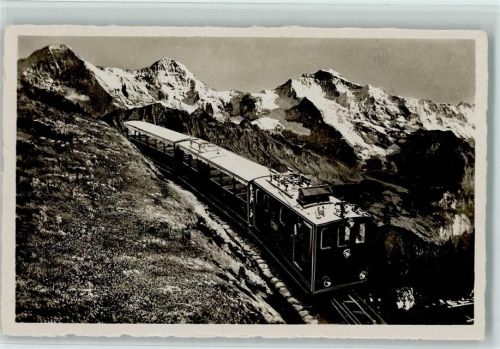 1935 Foto AK Schynige Platte - Bergbahn AK