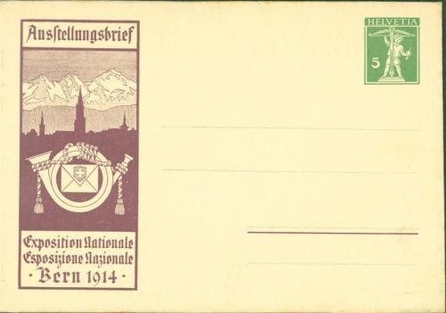 Bern Berne Phila Schweiz Ganzsache