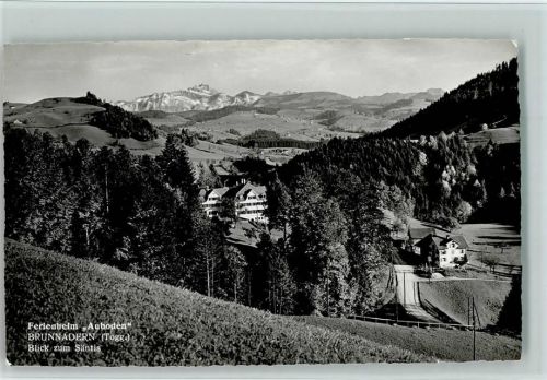 9125 Brunnadern - Ferienheim Auboden Blick zum Säntis